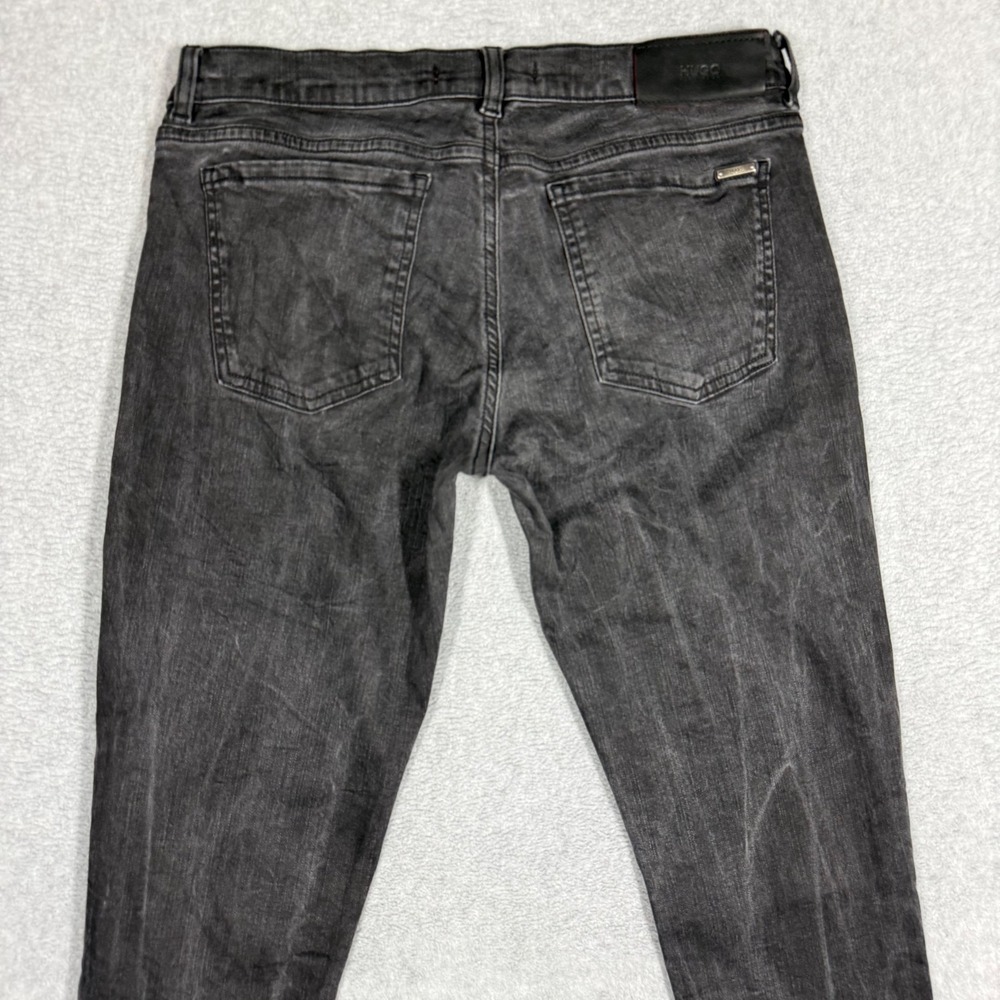 Hugo Boss Red Label Gemini Womens Skinny Jeans 27x34 Charcoal Gray Low Rise - Picture 6 of 11
